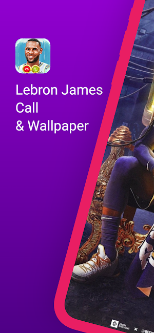 Lebron James Call & Wallpaper Screenshot 0
