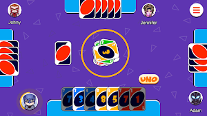 4 Colors Card Uno Game Offline Screenshot 2