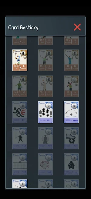 BattleCross - Badminton Card Battle Indie RPG Screenshot 1