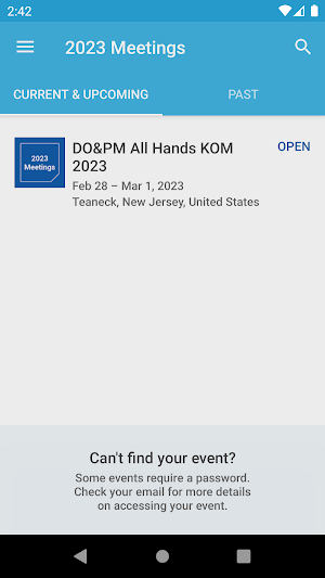 2023 Meetings Screenshot 1