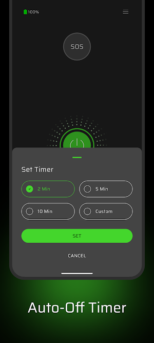 Timer Flashlight: LED Torch Screenshot 1