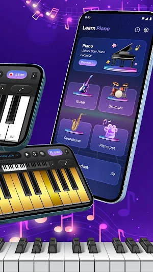 Learn Piano with Keyboard Screenshot 1