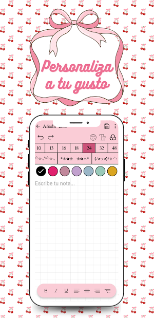 Coquette and Aesthetic Notes Screenshot 2