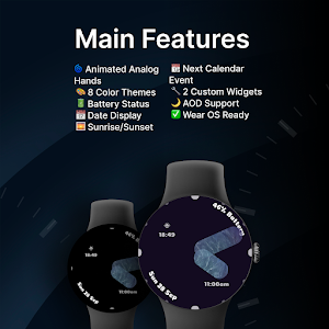 Liquid Hands Watch Face Screenshot 1