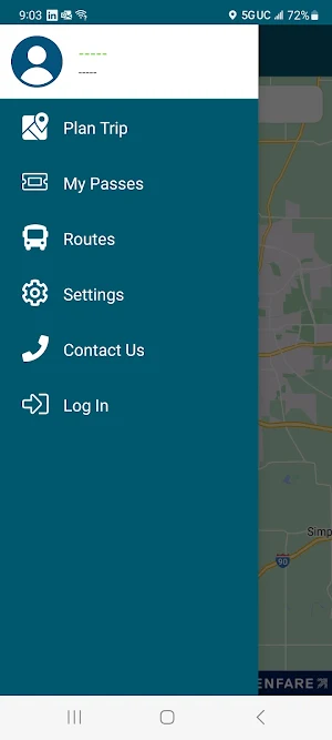RPT Mobile Fare App Screenshot 0