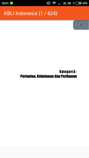 KBLI Indonesia Screenshot 0