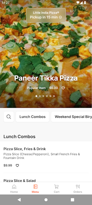 Little India Pizza Screenshot 1