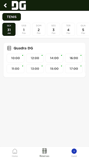 DG Tennis Sports Screenshot 3