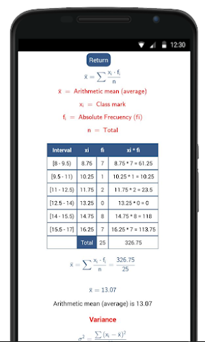 Statistics Calculator Screenshot 3
