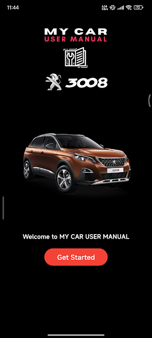 Car User Manual Peugeot 3008 Screenshot 0