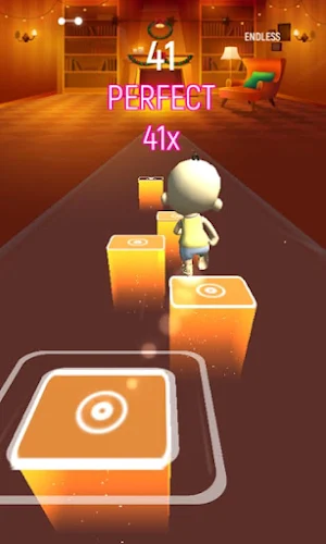 Upin Tiles Music EDM Jump Screenshot 1