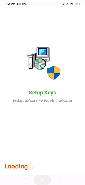 Setup Keys Screenshot 0