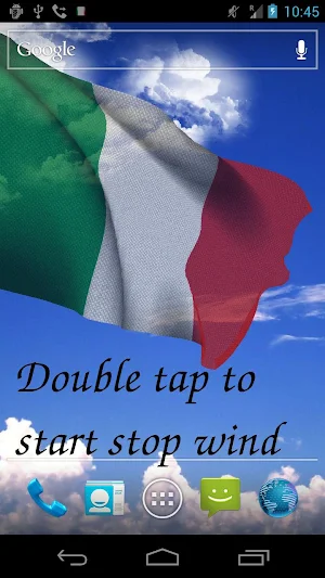 Italy Flag Live Wallpaper Screenshot 1