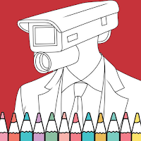 Cameraman Monster Coloring