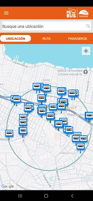 MIBUS Transcaribe Screenshot 2