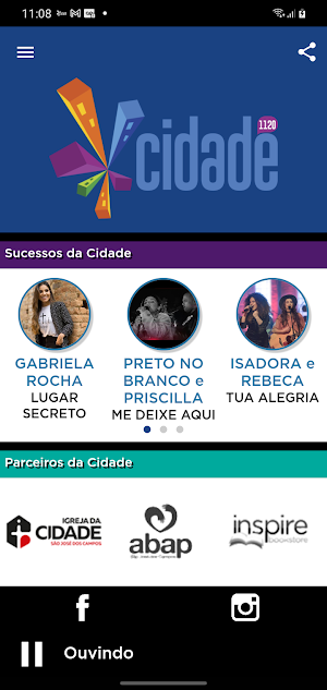 Estação Cidade Rádio Podcast Screenshot 0