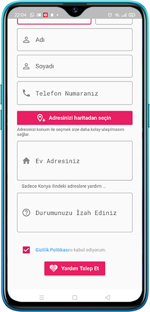 Oyuncaksız Çocuklar İçin - Yardım Et Yardım İste Screenshot 1
