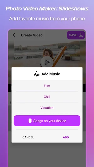 Photo Video Maker: Slideshows Screenshot 2