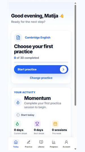 Cambridge Preparation AI Screenshot 1