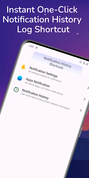 Notification History Screenshot 0