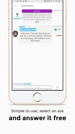 Anonymous Advisers And Chat: Help Others, Get Help Screenshot 3