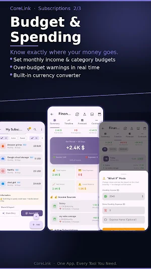 Corelink:Budget&Expense&Tools Screenshot 3