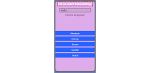 Language Translator App Screenshot 1