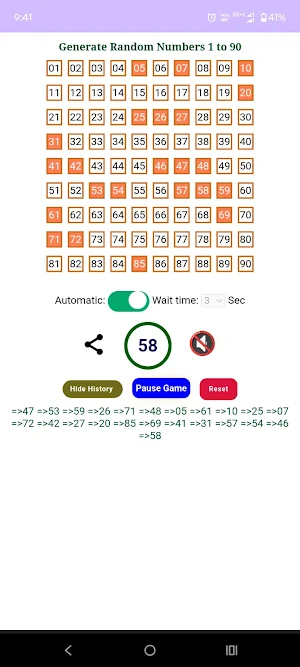 Housie Numbers 1 to 90 Screenshot 3