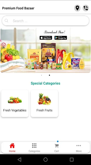 Premium Food Bazaar Screenshot 0