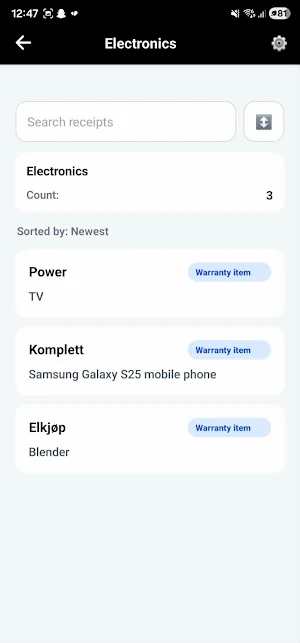 KVITTEK Screenshot 0