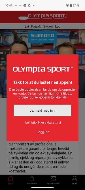 Olympia sport Screenshot 1