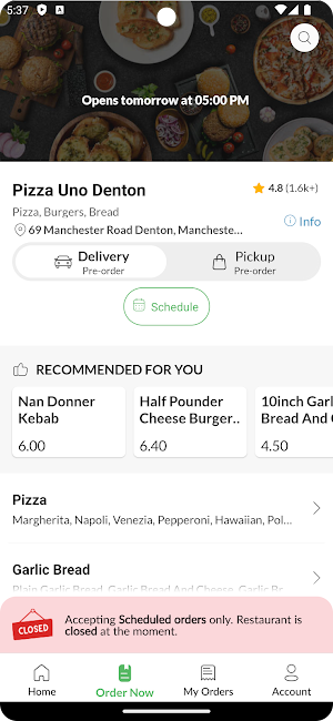 Pizza Uno Denton Screenshot 2