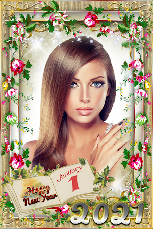 Happy New Year Photo Frame 2021 Screenshot 1