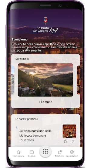 SolbiateConCagnoApp Screenshot 2