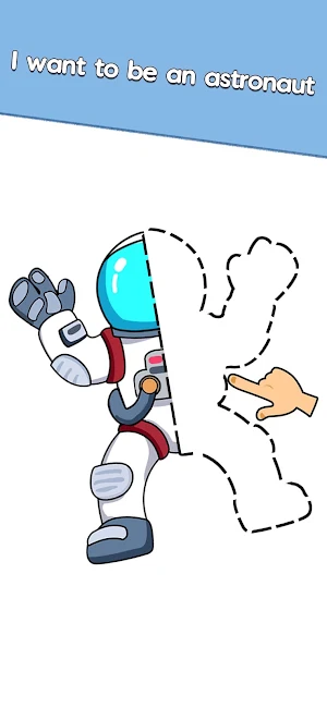 Draw Half : Drawing Puzzle + Brain Teaser screenshot 4