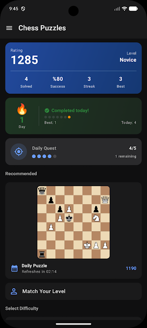 Chess Puzzles & Tactics Screenshot 2