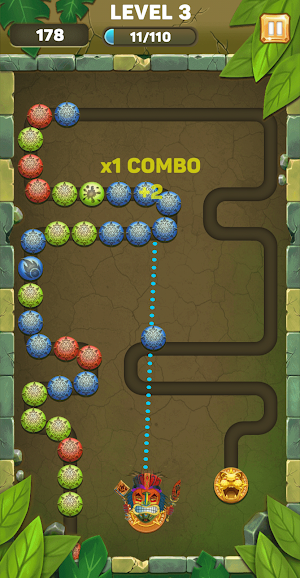 Marble Zumble Shooter - Jungle Marble Blast Screenshot 0