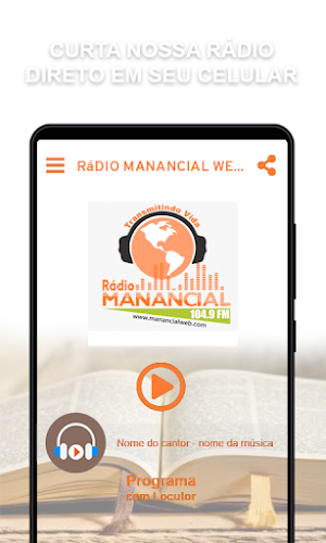Rádio Manancial web Screenshot 0