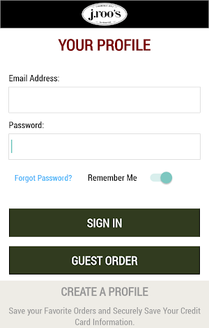 J. Roos Restaurant & Bar Screenshot 0