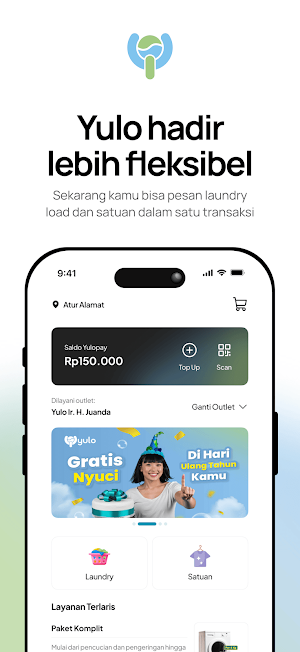 Yulo - Laundry Online Delivery Screenshot 0