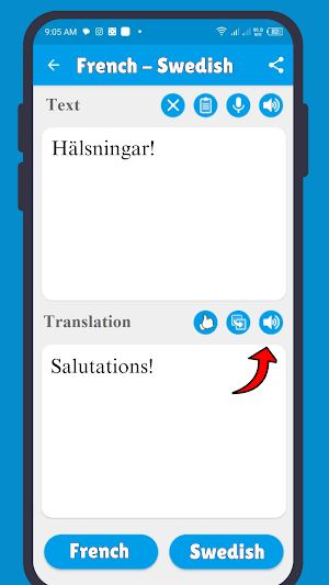 Traduction Suedois Francais Screenshot 1