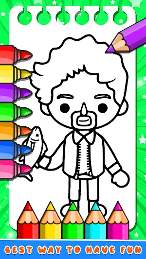 Toca Boca Coloring Book Life Screenshot 1