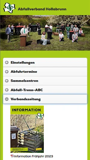 Abfallverband Hollabrunn Screenshot 2