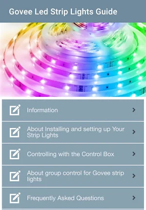Govee Led Strip Lights Guide Screenshot 0