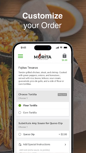 Morita Mexican Kitchen Screenshot 3