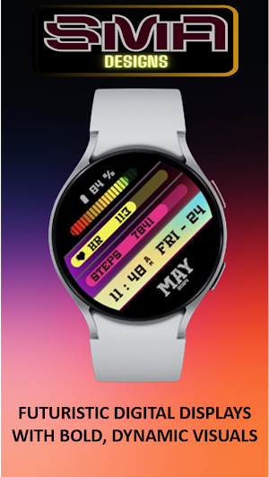 Cross Lines SAM-11 Watch Face Screenshot 3