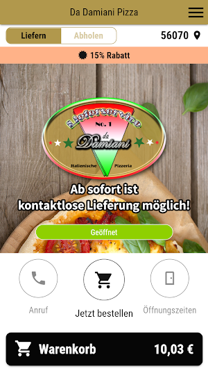 Lieferservice Da Damiani Screenshot 0