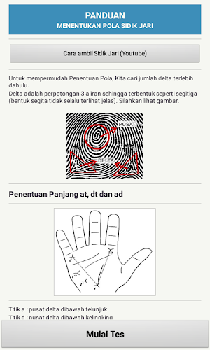 Sidik Jari Bakat lengkap denga Screenshot 1