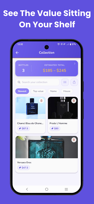 Perfume Identifier: Scanner Screenshot 3