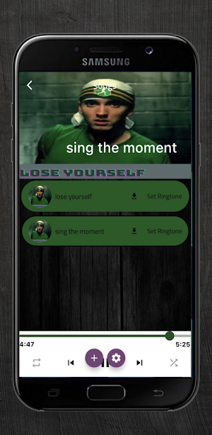 Lose yourself song Screenshot 1